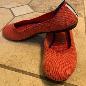 Rothys flat / Persimmon w/heel strip